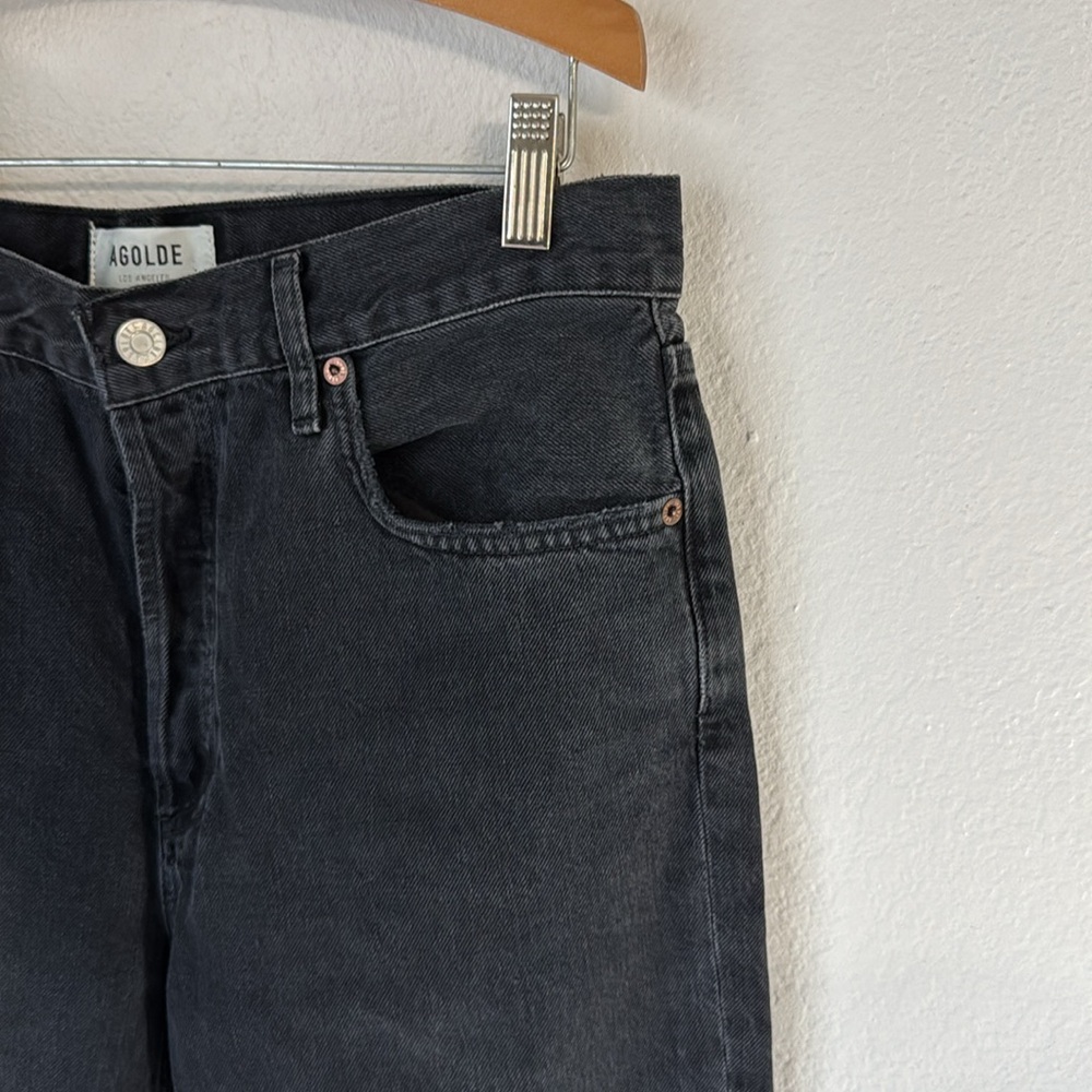 🆕 Agolde Riley High‎ Rise Straight Crop - Picture 4 of 7